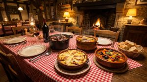 Carte d'auberge française : 8 plats du terroir typiques