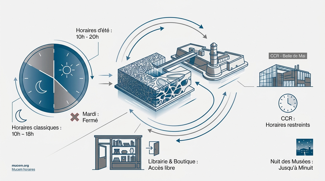 Vue aérienne du Mucem J4 et du Fort Saint-Jean à Marseille
