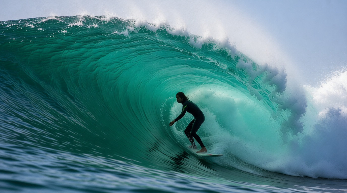 Sport et nature — dompter les vagues ou s'évader sous la pinède