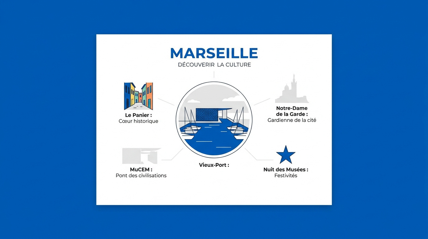 Vue sur le MuCEM et le fort Saint-Jean à Marseille
