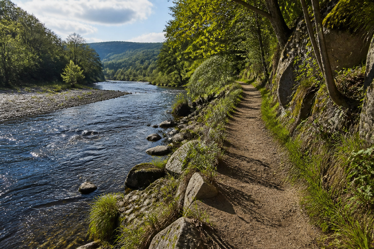 Préparer votre itinéraire de randonnée au fil de l'eau