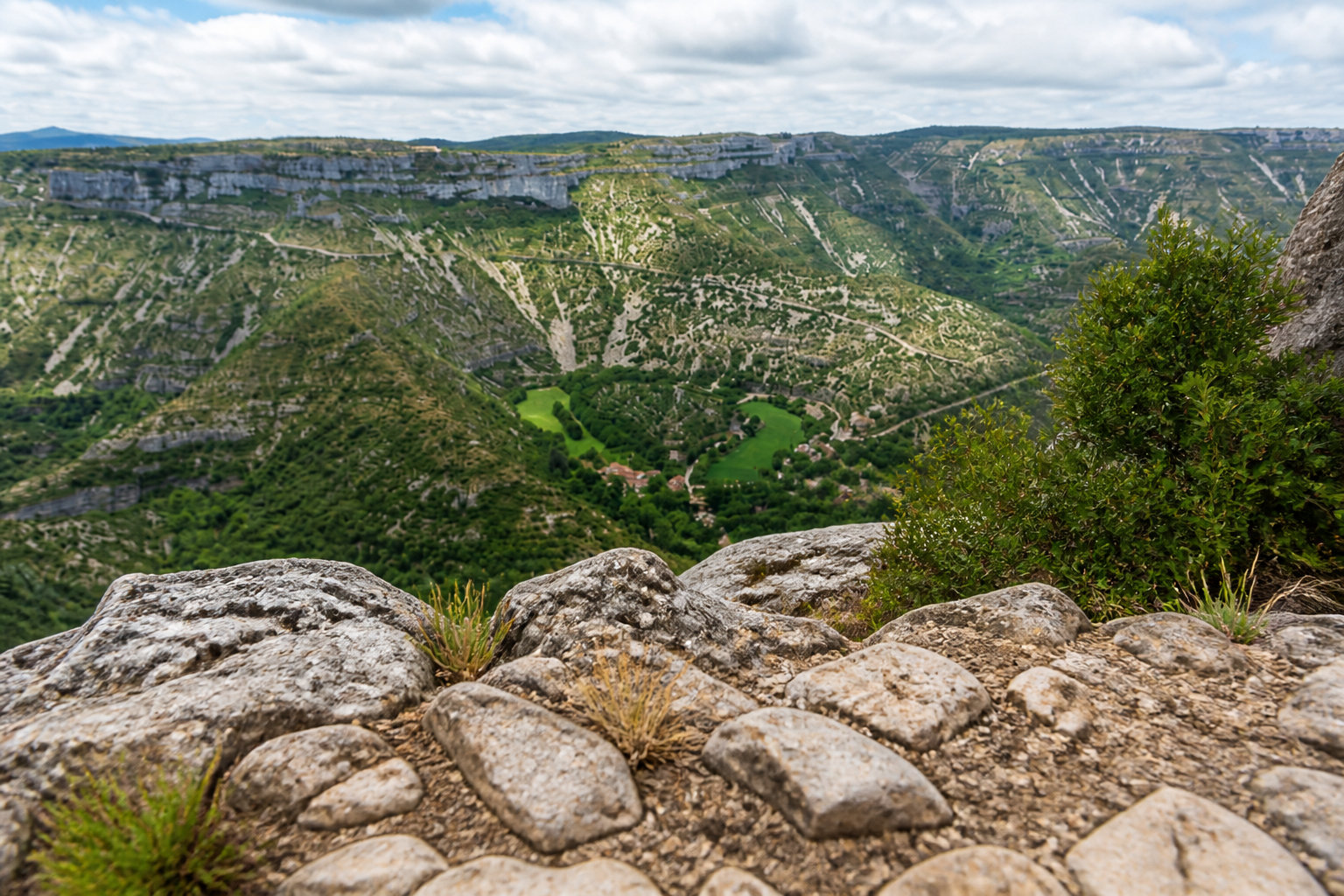 L'amphithéâtre naturel du Cirque de Navacelles