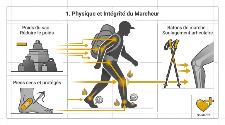 Dangers chemin Compostelle : sécurité et bons réflexes