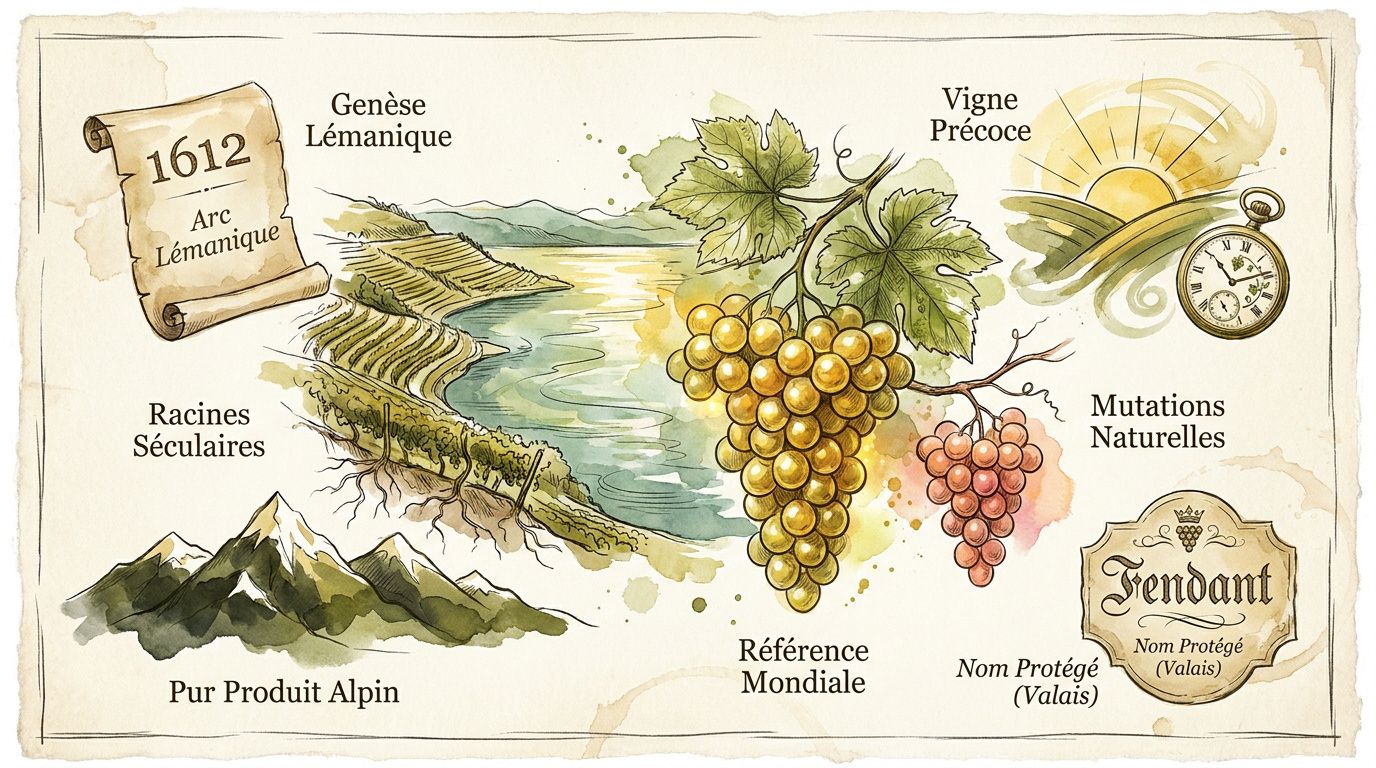 Le cépage chasselas : secrets et finesse d&rsquo;un joyau alpin