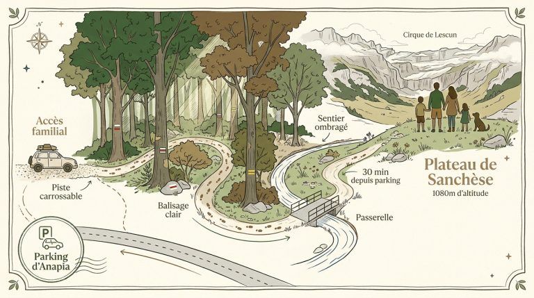 Le plateau de Sanchèse : l'écrin sauvage de Lescun