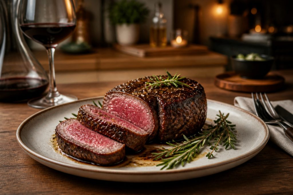 Filet mignon au four : recette facile, tendre et savoureuse