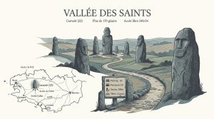 Localiser la vallee saints bretagne au cœur du granit