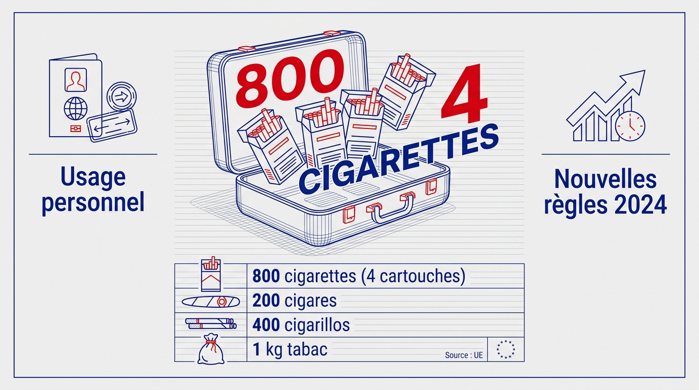 Cartouches de cigarettes en Espagne : les règles de 2026