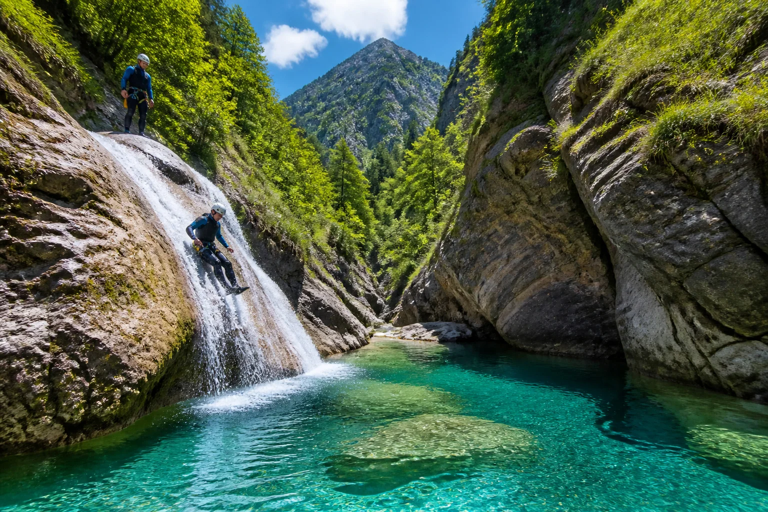 Canyoning dans les pyrenees