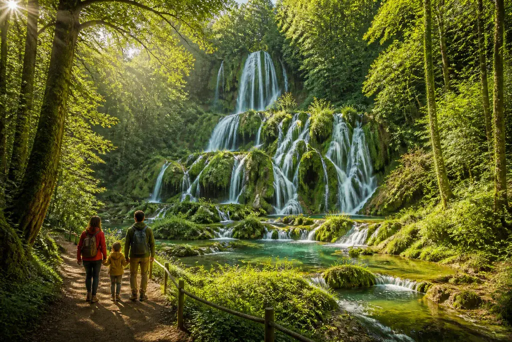 Cascade des tufs merveille naturelle