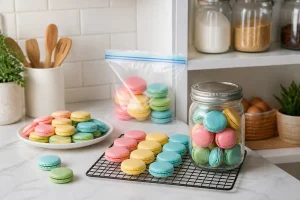 Conservation des coques macarons vides : astuces clés