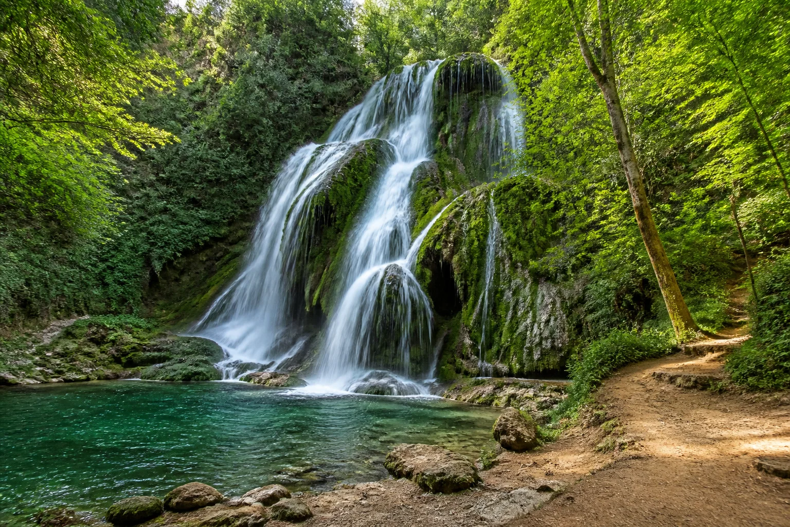 Cascade verte vercors france