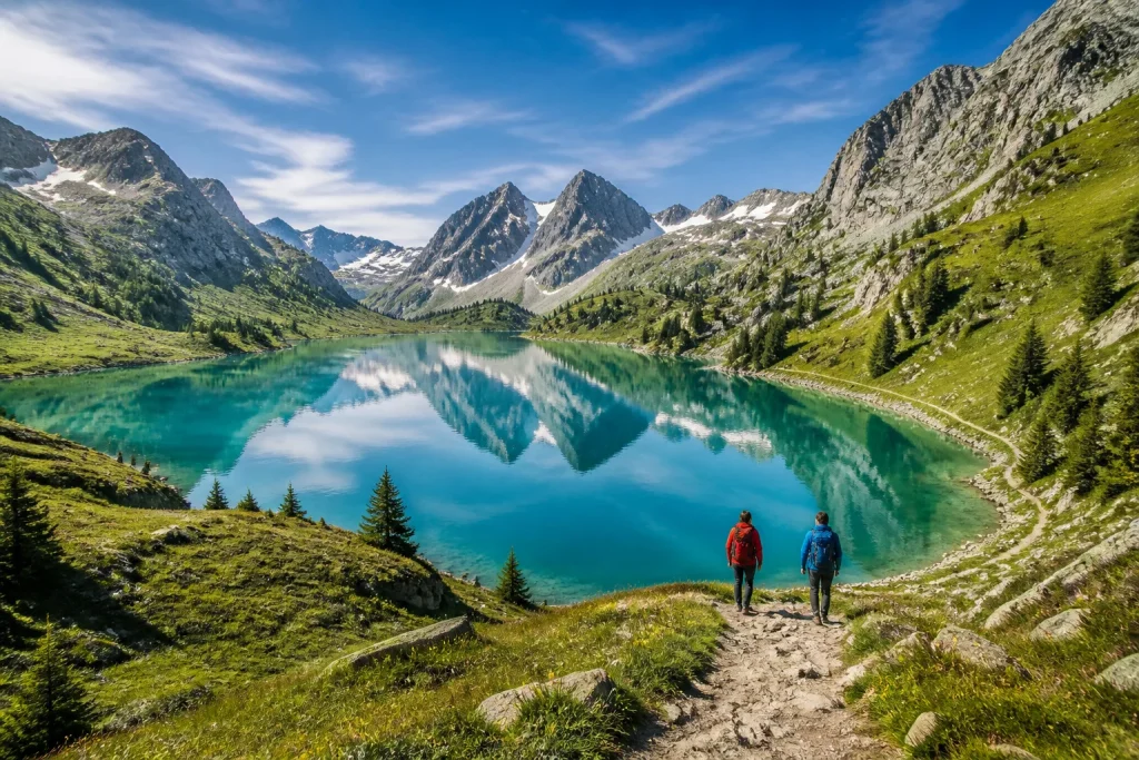 Lac de lessy joyau turquoise des alpes