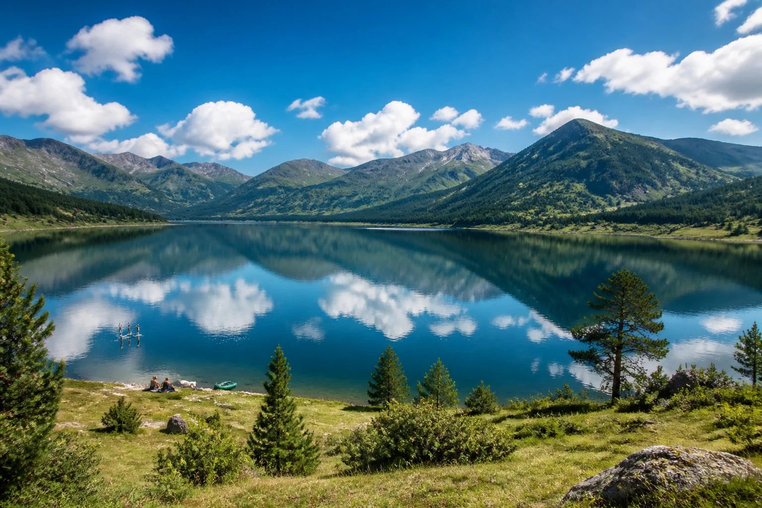 Lac de matemale pyrenees orientales