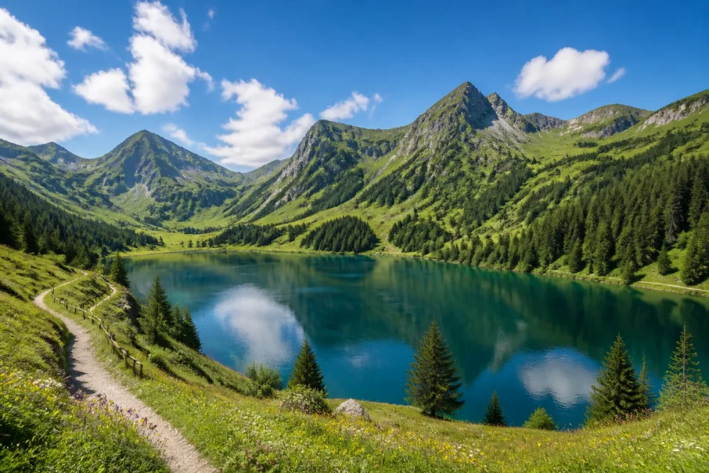 Lac noir joyaux des prealpes fribourgeoises