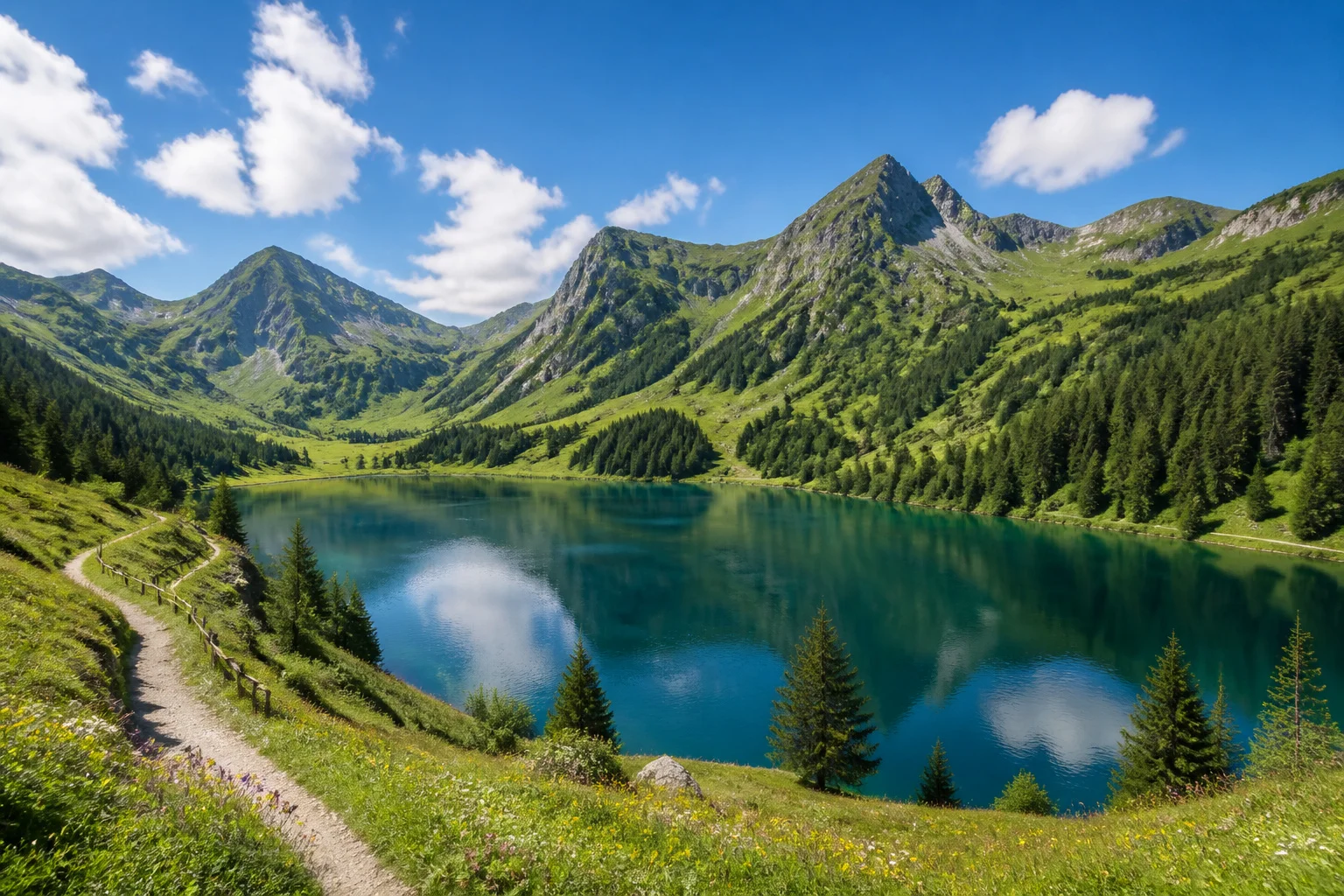 Lac noir joyaux des prealpes fribourgeoises