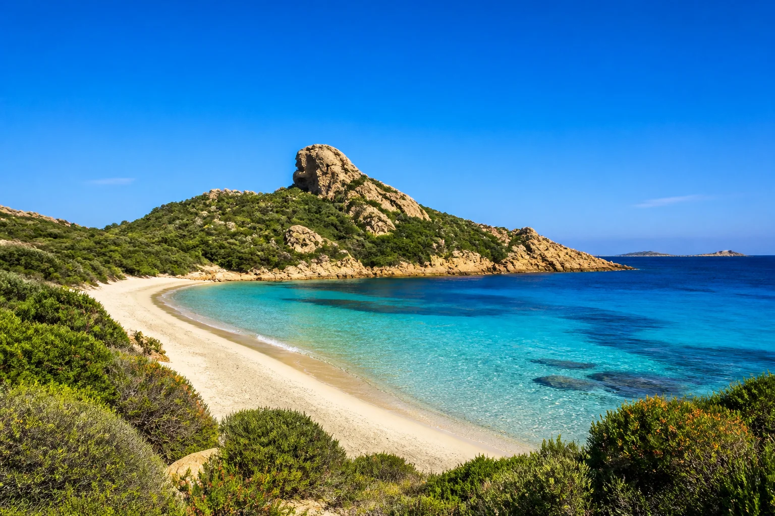 Plage de roccapina corse