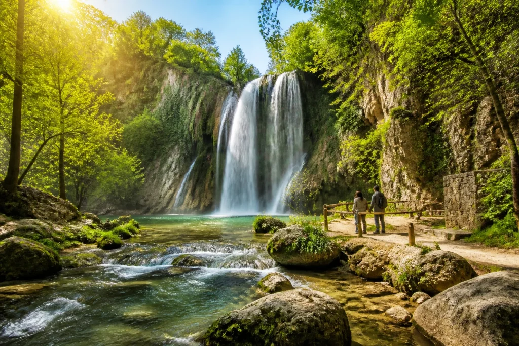 Cascades de barjols majeste naturelle