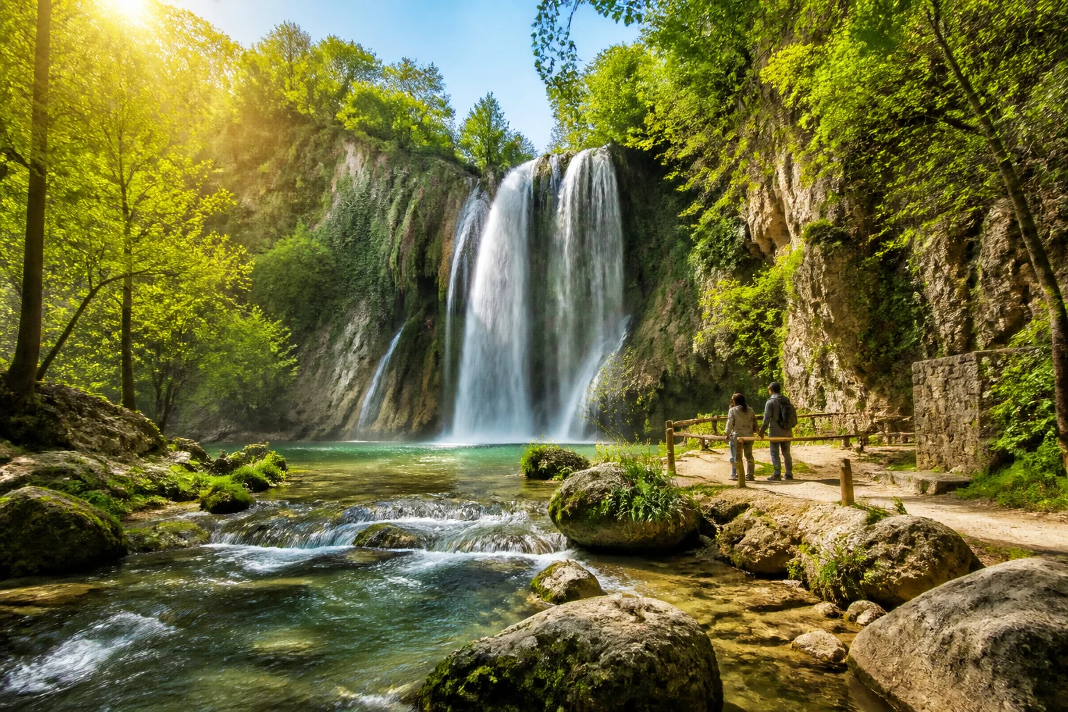Cascades de barjols majeste naturelle