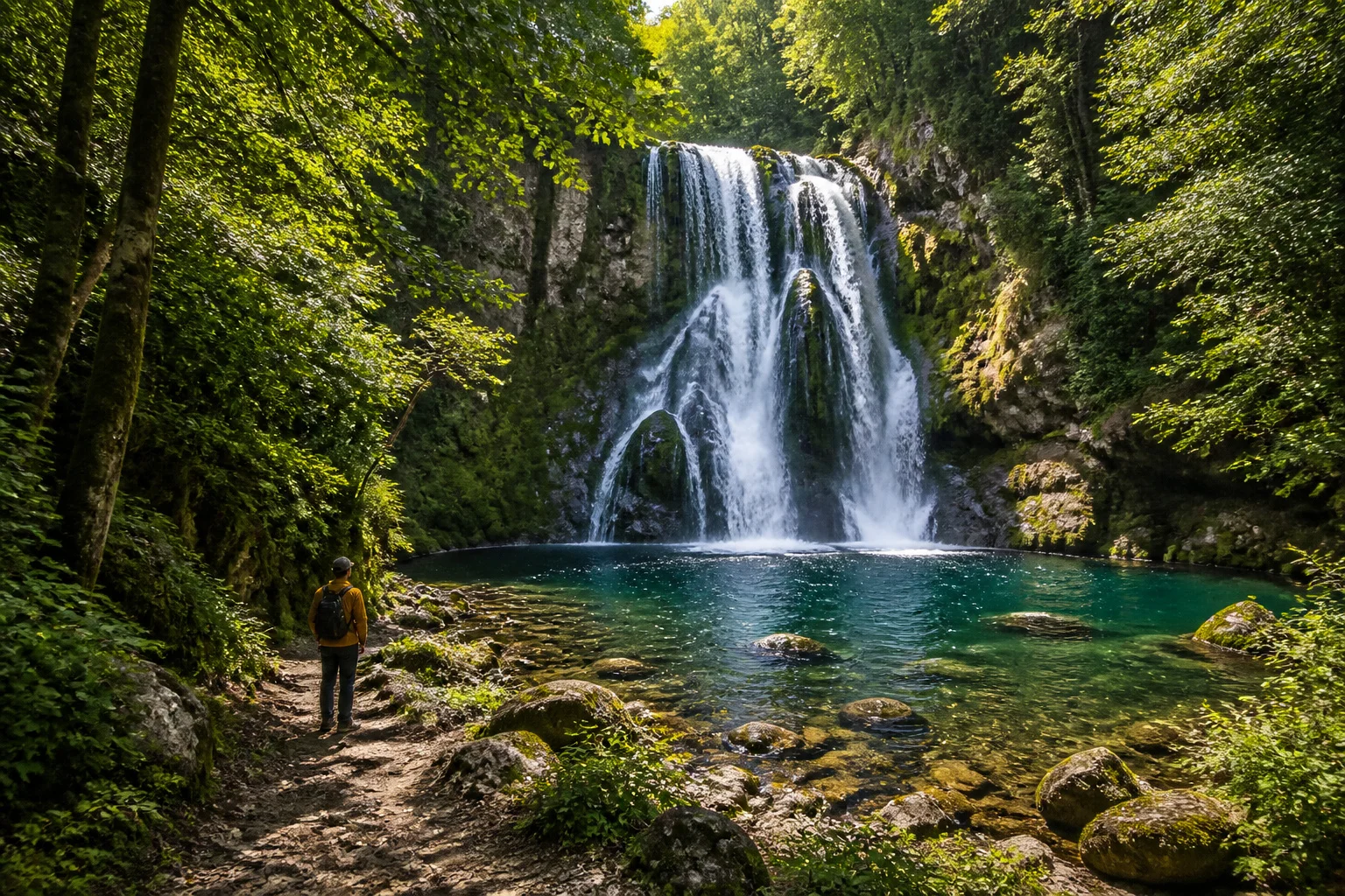Cascade majestueuse de caramy