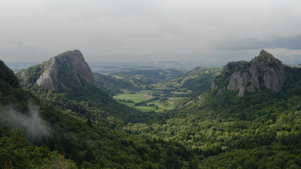 Paysage volcanique d'Auvergne