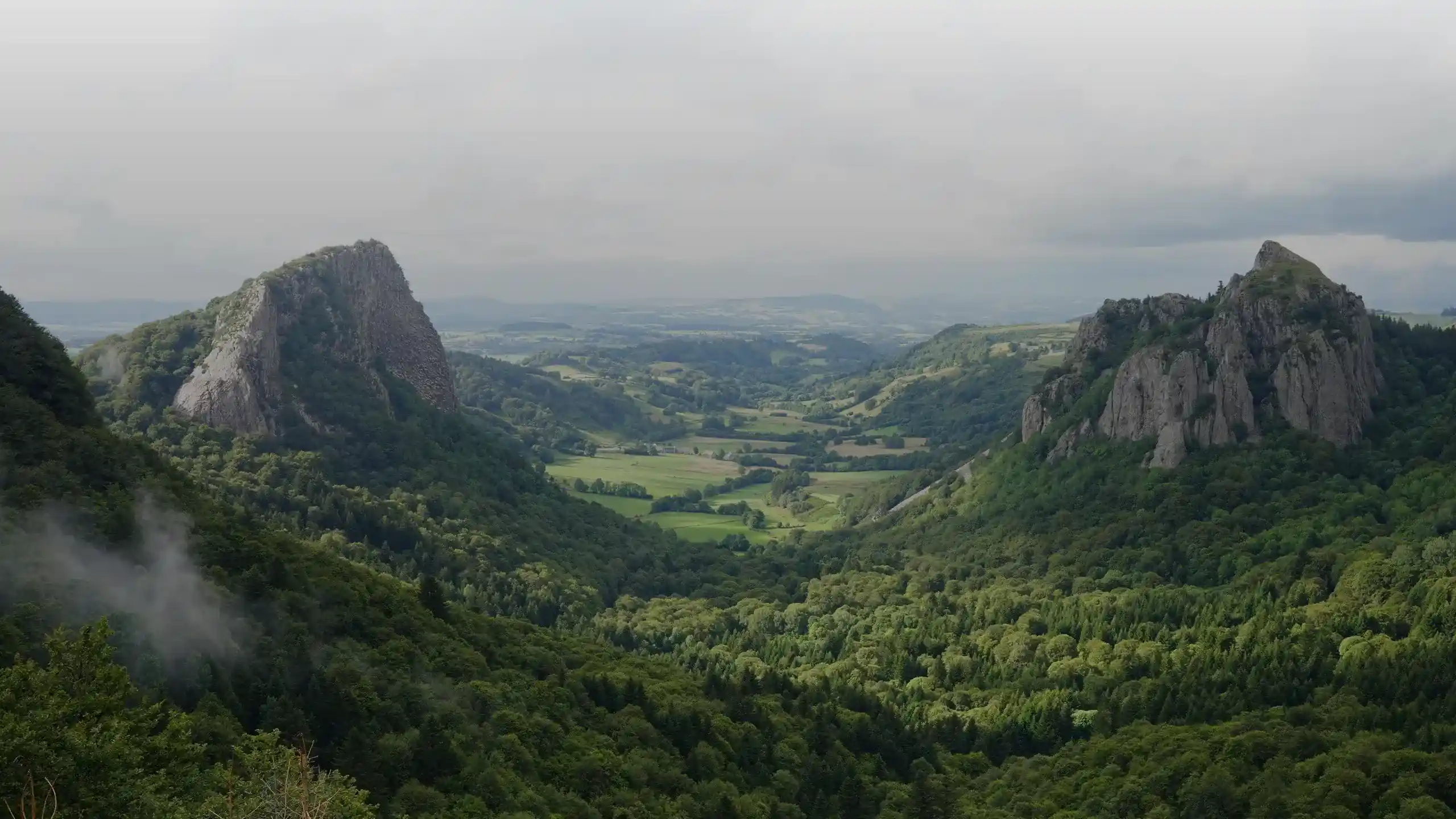 Paysage volcanique d'Auvergne